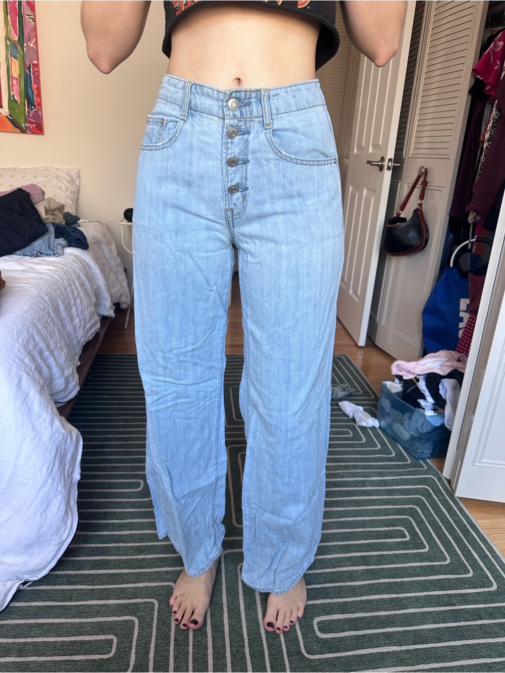 Gap Light Wash High-Rise Button-Fly Women’s Jeans